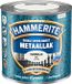 Hammerite direct over roest metaallak hamerslag wit - 250 ml