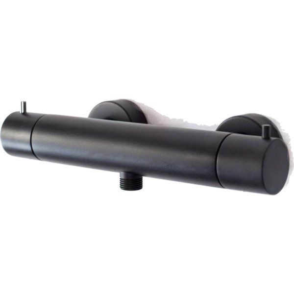 hotbath Buddy douchekraan thermostatisch mat zwart B008BL