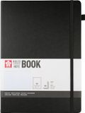 Sakura Notitieboek A4 Zwart Genaaid Gebonden Hardcover Lijn 80 Pagina's