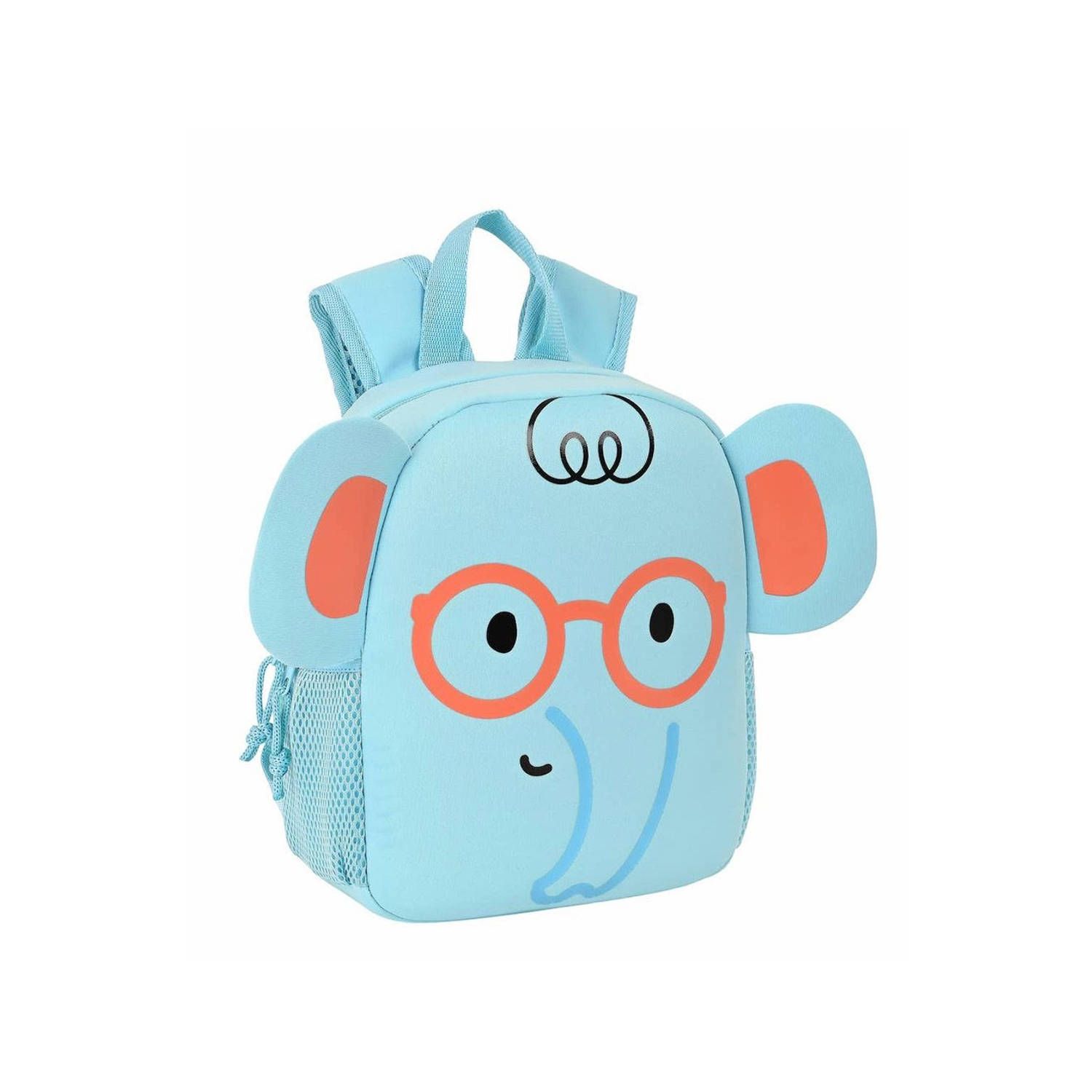 Safta Peuterrugzak Olifant - Blauw - Polyester