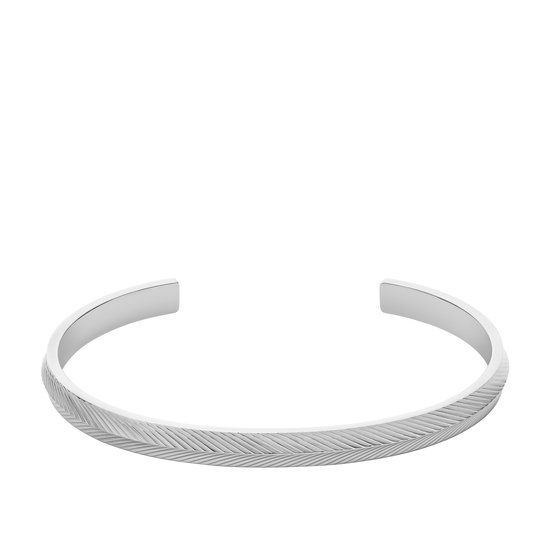 Fossil JF04665040 Harlow Armband Dames Zilverkleurig Staal 17.5 cm