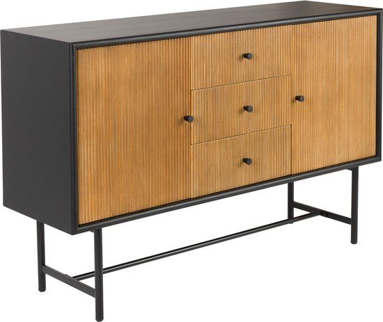 Housecraft Living Coztilla Dressoir Zwart/ Bruin