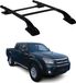 Omac Kit Barres De Toit Transversal+longitudinal Compatible Avec Ford Ranger Ii (typ Pj/pk) 2007-2012 Alu Noir