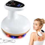 SURIGHT 4-in-1 Massageapparaat: Anti-cellulite massager met vacuümfunctie, warmtetherapie en LED-licht, met 9 standen