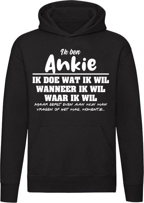 Ankie Unisex Trui - Zwart - Maat L