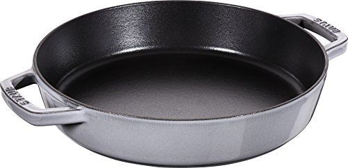 Staub Bratpfanne 26 cm - Gusseisen - Induktion - Graphitgrau