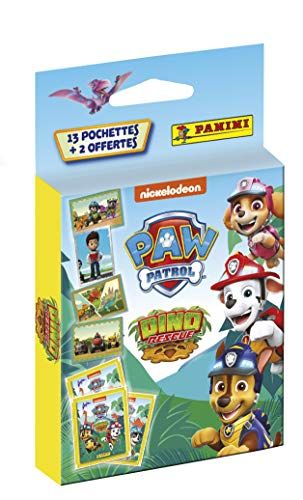 Panini France SA - PAT Patrol DINO Recue blisterverpakking 13 hoezen + 2 gratis, 004071KBF15