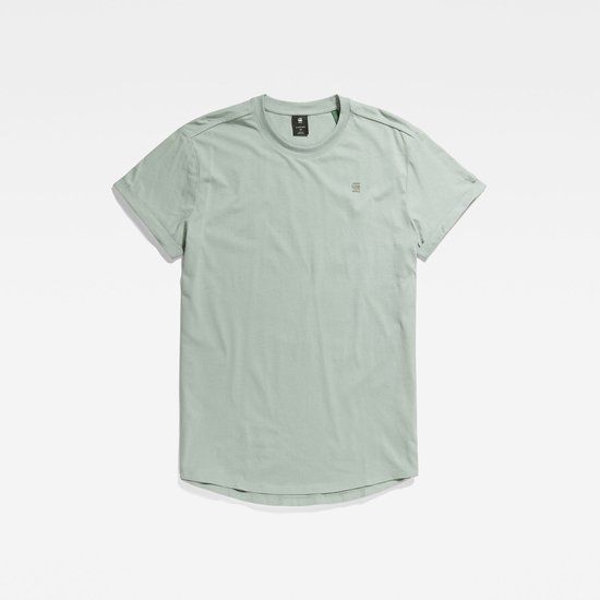 G-Star Lash r t s\s Heren T-shirt XL Katoen Effen Ronde Hals Korte Mouw Regular Fit Iceberg Green