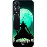 Oppo Etui Oppo A78 5G Roronoa Zoro Driedubbel Volle Maan Zwaard Maniacase