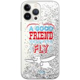 ERT GROUP mobiel telefoonhoesje voor Apple iPhone 13, Disney Dumbo 004 met glitter overloopeffect