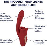 Rabbit Vibrator 'Passion Lips', 23,5 cm
