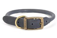Ancol Timberwolf Premium Lederen Halsband - Blauw - Maat 7