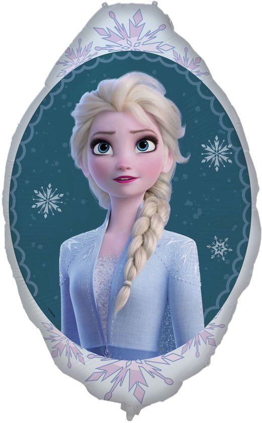 globos Disney Bevroren Elsa folieballon 68x90 cm