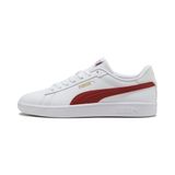 PUMA Smash 3.0 L Unisex Sneakers - PUMA White-Bordeaux Red