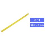 TRU COMPONENTS 1225469 Krimpkous zonder lijm Geel 6.50 mm 3 mm Krimpverhouding:2:1 per meter