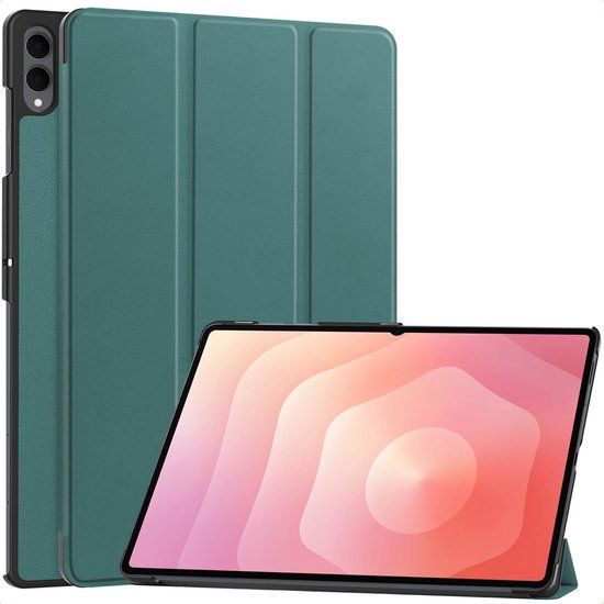 imoshion Tablet Hoes - Geschikt voor Samsung Galaxy Tab S11 Ultra - Trifold Bookcase - Donkergroen