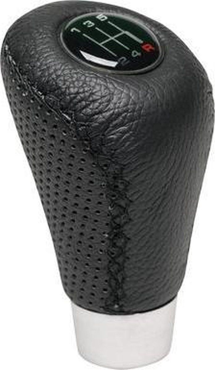 Race Sport Pookknop Universeel Leer 8,5 cm Zwart