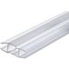 Häfele Joint de porte en verre magnétique pour façades en verre 180°, 8 - 10 mm