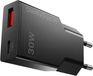 Mars gaming MD-GAN30 - Chargeur USB 30W - Charge rapide PD 3.0 et QC 3.0 - Technologie GaN - Format ultracompact et léger