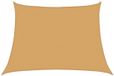 vidaXL Zonnezeil trapezium 160 g/m² 4/5x3 m HDPE lichtgrijs