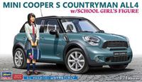 Hasegawa Modelbouwpakket MINI Cooper Countryman All-4 met Figuur Plastic - 1:24