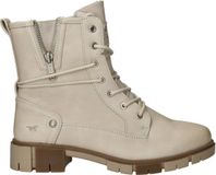Mustang Veterschoenen Hoog - Gebroken wit - Maat 40