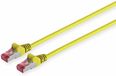 S-IMPULS Câble réseau CAT.6a, S/FTP, PIMF, sans halogène, jaune, 0,15 m