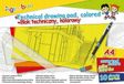 Gimboo papier à dessin coloré, format A4, 150 g/m², 10 feuilles
