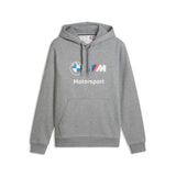 PUMA BMW M MOTORSPORT Essentials hoodie voor heren L, Medium Gray Heather