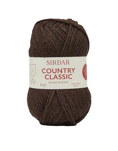 Sirdar Sirdar Country Classic DK Dubbel Breien, Chocoladebruin (854), 50g