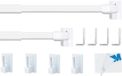 Shenzhen Haorui Industrial Technology Co., Ltd. Tringle de rideau de fenêtre réglable - lot de 4 - Blanc