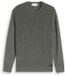 Tom Tailor - Gebreide trui met gemêleerde look - Maat L - darkest olive tonal mouline
