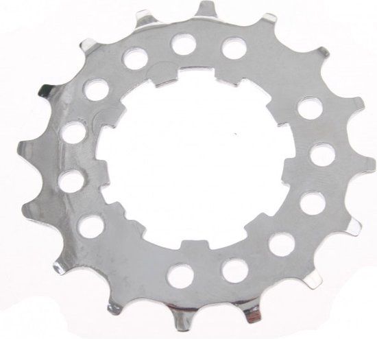 Shimano Krans 15T 10V - Zilver - Stadsfiets