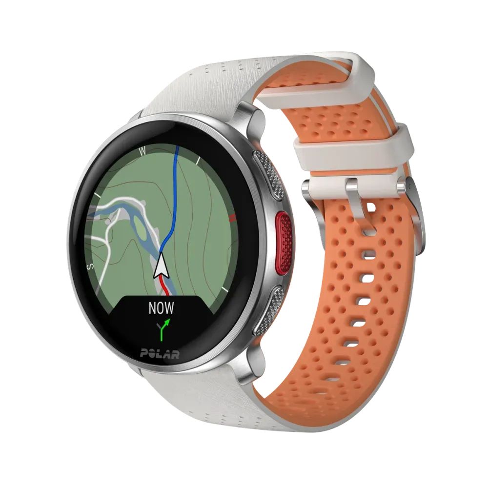 Polar VANTAGE V3 Sport Smartwatch - Zilver/Abrikoos