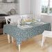 Bonamaison Tafelkleed, Anti-Mold, Sneldrogend, Waterdicht, 100% Polyester Tafellaken, Willekeurig patroon, 140 x 160 Cm - Ontworpen en Vervaardigd in Turkije