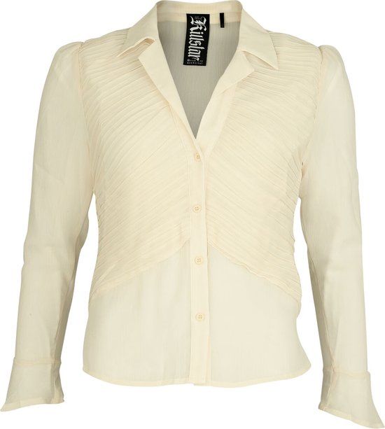 Killstar Nocturne Nights - Evermore Eclipse Shirt Ivory Dames Blouse - gebroken wit - XXL
