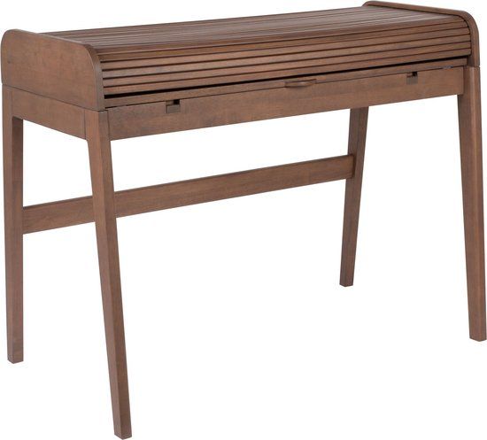 Zuiver Barbier Bureau Hout Walnoot - Bruin