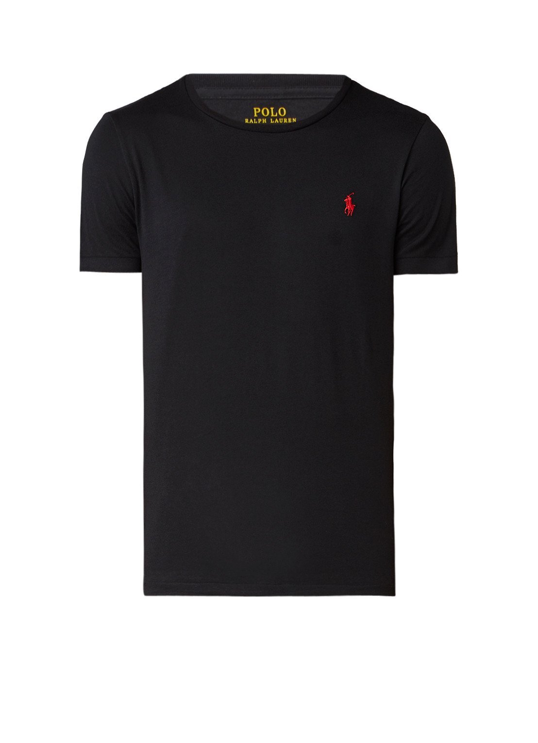 Ralph Lauren T-shirt met ronde hals en merkborduring