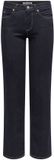 Only Dames Jeans Broeken ONLEMILY HW STRAIGHT ANK regular/straight Fit Blauw Volwassenen