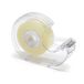 Waytex Transparant plakband met dispenser, hoge kleefkracht, breedte 19 mm, rol 33 m, Pro-kwaliteit, dikte 50 micron, glanzend