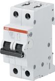 ABB S201 stroomonderbreker type B, pool 1+N 10A 230V, uitschakelvermogen 10 kA, verpakking van 5 stuks