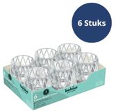 Bolsius Professional Bougeoir Relight Diamond - 6 Pièces
