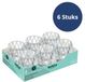 Bolsius Professional Bougeoir Relight Diamond - 6 Pièces