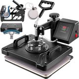 Vevor Hittepers 1050W Sublimatie Printer 38,5 x 29,5 x 35,5cm Transferpers 5 In 1