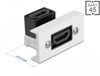 Delock Easy 45 HDMI Module angled 90° Zwart