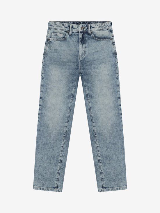 Indian Blue Jeans 2450 Baggy Straight Blue Jeans Jongens - Broek - Lichtblauw - Maat 122