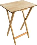 Home vida table snack pliable - Bois - Naturel
