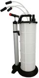 Goldenship Pompe d'aspiration d'huile 9l Blanc