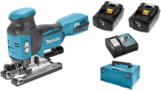 Makita DJV181RM1J - Accu Decoupeerzaag - 18V - 4.0Ah - Li-Ion - Incl. 2 Accu's