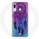 Maniacase Samsung Galaxy A20 Hoesje Dream Catcher Noir Blanc